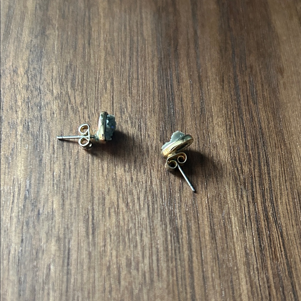 Elegant Blue/purple Stone Earrings - Picture 4 of 11